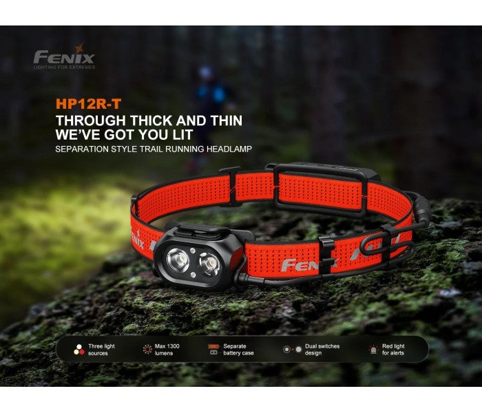 Fenix HP12R-T SFT25 + SST20 LED 1300L Trail Running Headlamp