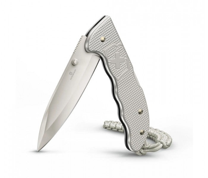 Victorinox Evoke Alox Silver Folding Knife 0.9415.D26