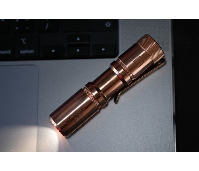 Manker E05 II Cu NW COPPER Neutral White LED 800L Rechargeable EDC Flashlight