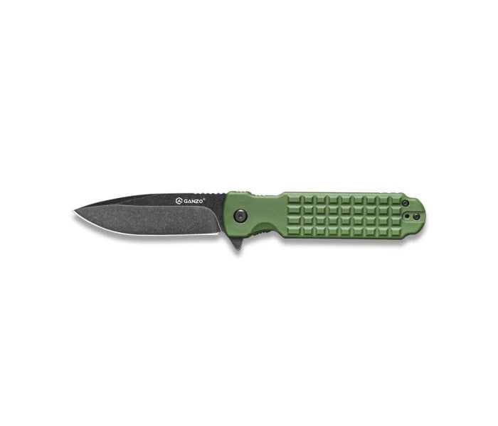 Ganzo G627-GR Liner Lock 8Cr14 Folding Knife (Green)