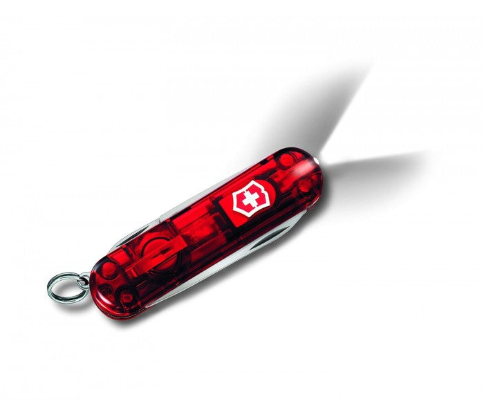Victorinox SwissLite Red Translucent Multitool Pocket Knife 0.6228.T