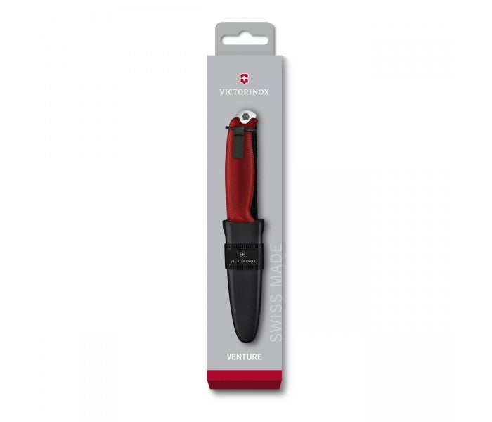 Victorinox Venture Red Fixed Blade Full Tang Knife 3.0902