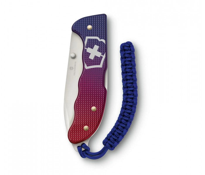 Victorinox Evoke Alox Blue Folding Knife 0.9415.D221