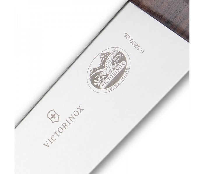 Victorinox RoseWood 26cm Rigid Wood Broad Blade Butcher Knife 5.5200.26
