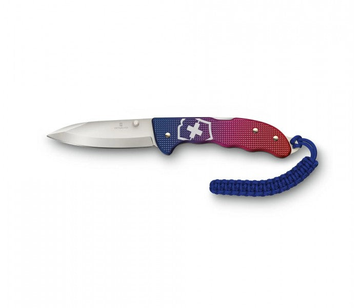 Victorinox Evoke Alox Blue Folding Knife 0.9415.D221