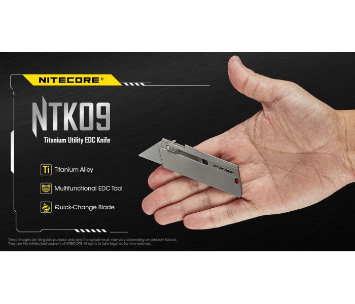 Nitecore NTK09 Titanium Utility EDC Knife