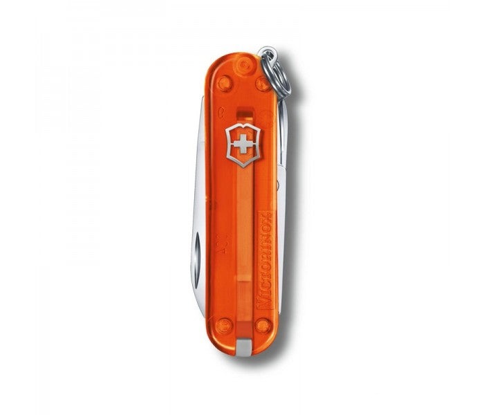 Victorinox Classic SD Fire Opal Transparent Orange Multitool 0.6223.T82G