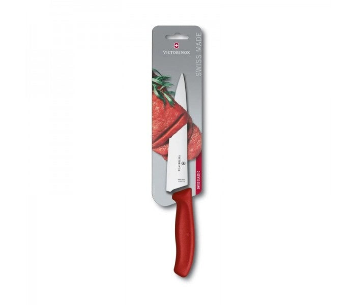 Victorinox Swiss Classic 19cm Straight Edge Carving Knife Red 6.8001.19B