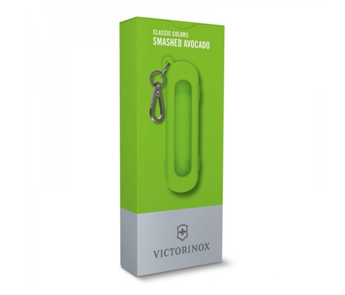 Victorinox Silicone Case Smashed Avocado Green Skateboard 58mm 4.0453
