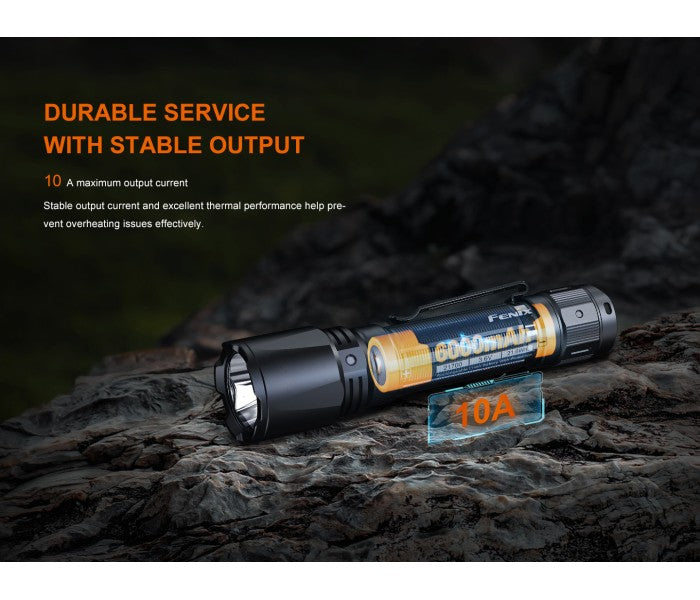 Fenix 21700 3.6V 6000mAh Li-ion Protected Rechargeable Battery ARB-L21-6000