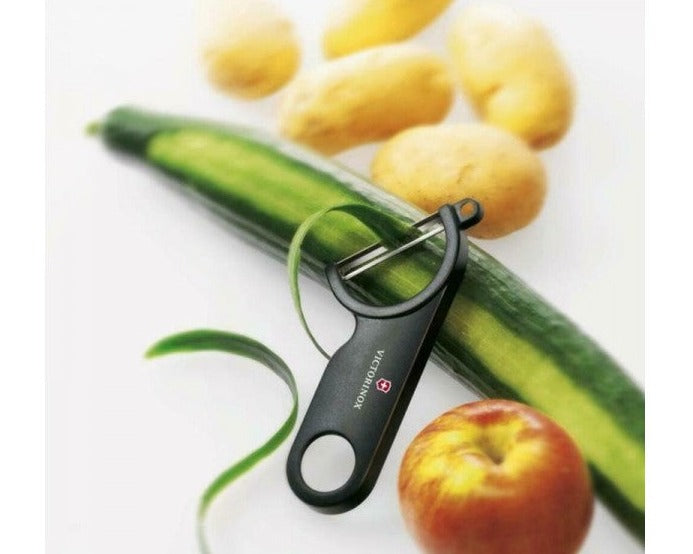 Victorinox Potato Peeler Black Kitchen Fruit Vegetable Peeler 7.6073.3