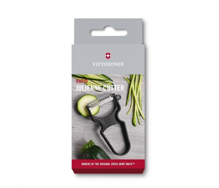 Victorinox Rapid Peeler Julienne Cutter Black Kitchen Fruit Vegetable Peeler 6.0934.3