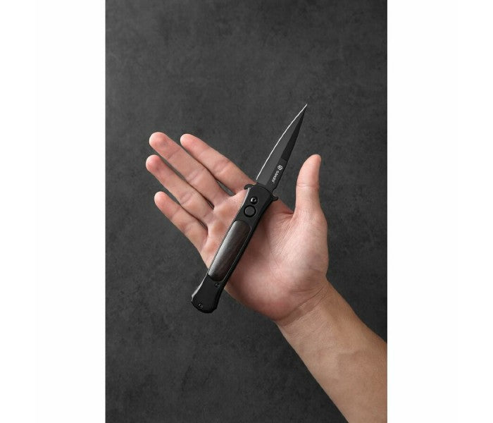 Ganzo G707B Button Lock 440C Spear Point Folding Knife