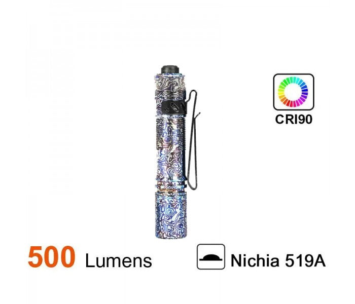 Acebeam Pokelit AA Ti Nichia 519A High CRI90 5000K LED 500 Lumens Flashlight