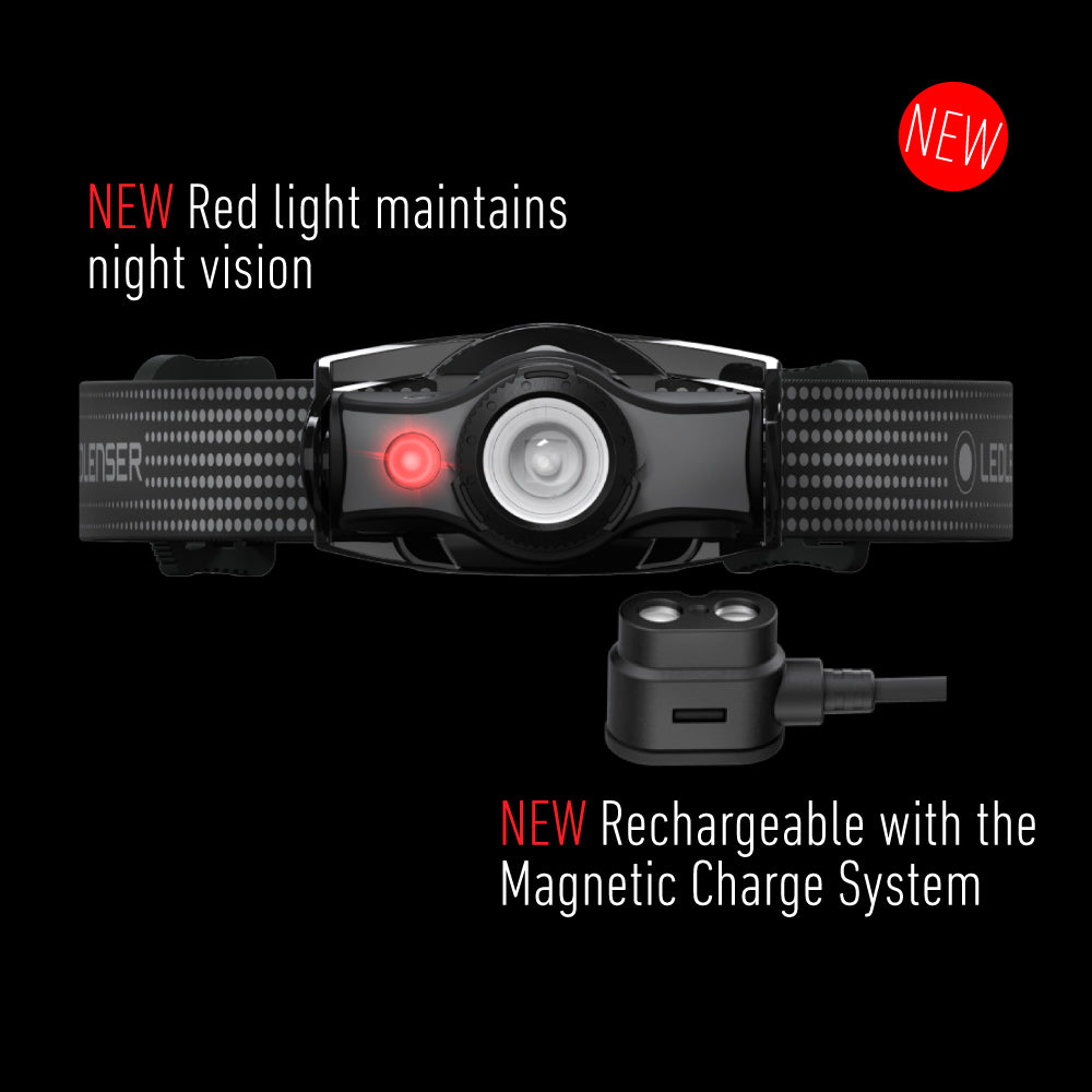 LED LENSER MH5 Rechargeable Headlamp 400 Lumens
