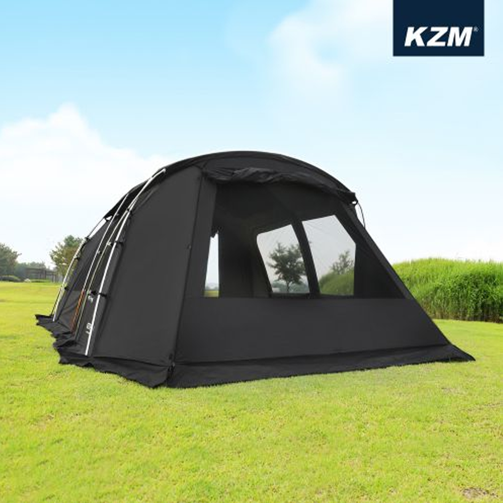 KZM Geopath Black 4-5 Person Tent