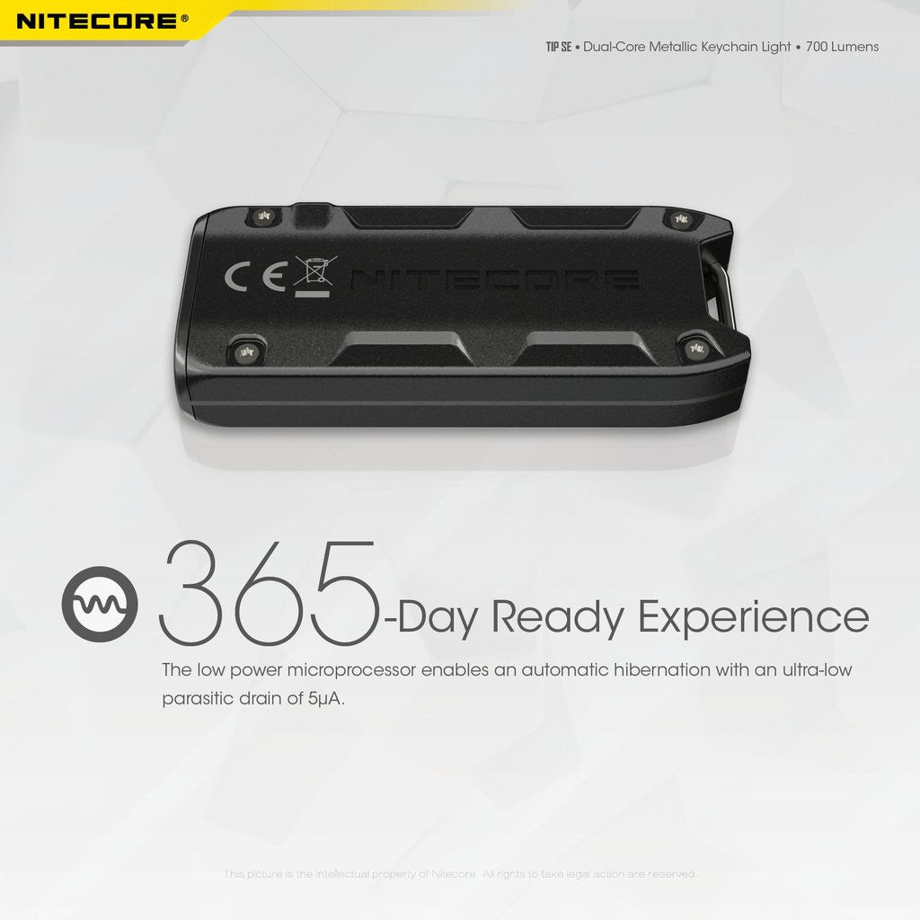 Nitecore Tip SE 700 Lumens Rechargeabla Keychain EDC Flashlight