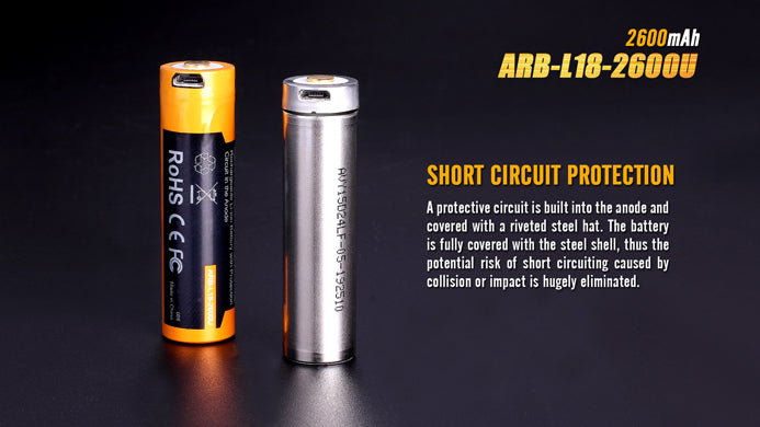 FENIX ARB-L18-2600U Rechargeable Li-on Battery