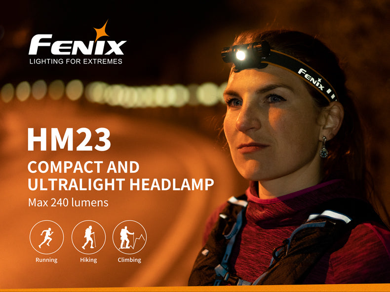 FENIX HM23 Headlamp 240 Lumens