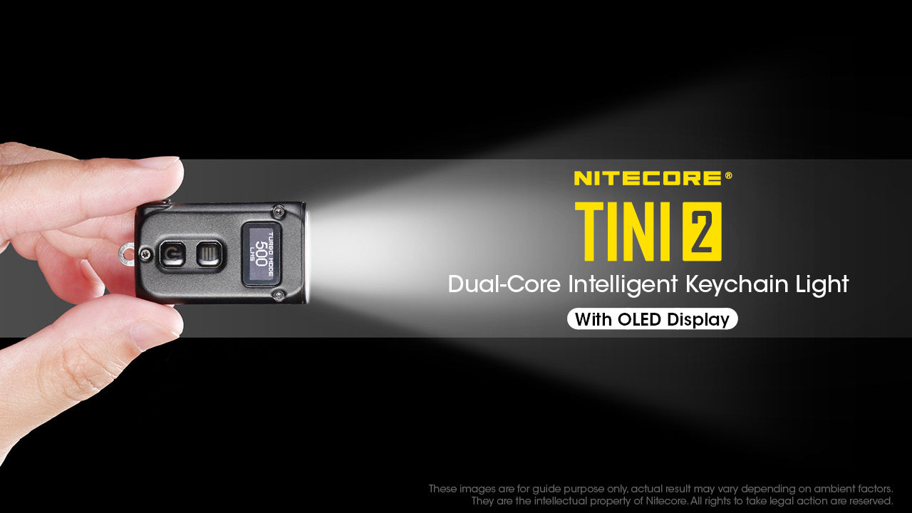 NITECORE TINI 2 500 Lumens Usb-C Rechargeable Keychain