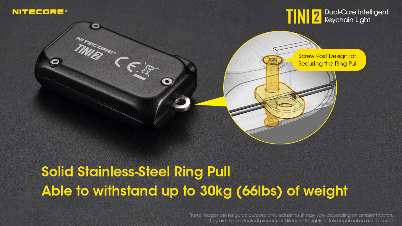 NITECORE TINI 2 500 Lumens Usb-C Rechargeable Keychain