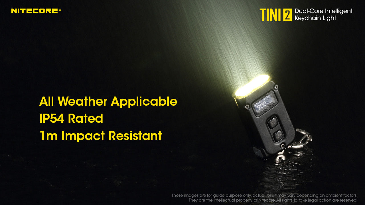 NITECORE TINI 2 500 Lumens Usb-C Rechargeable Keychain