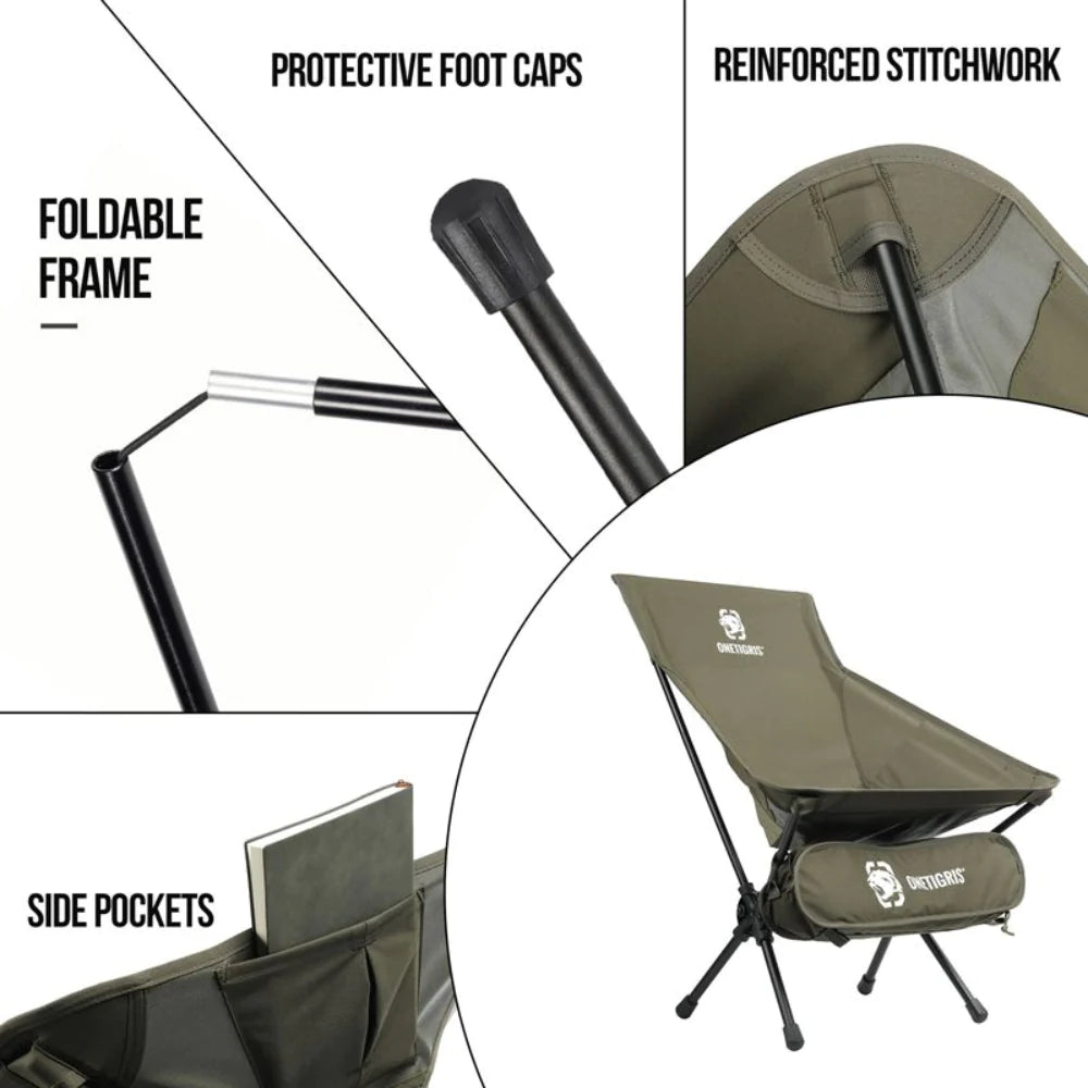 OneTigris Portable Camping Chair Large