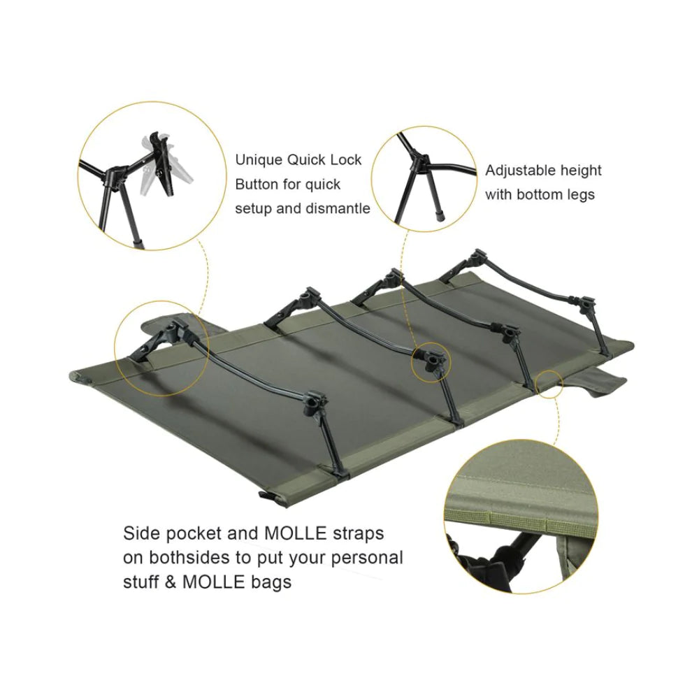 OneTigris Outdoor Foldable Camp Bed