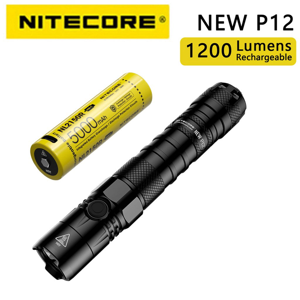 Nitecore New P12 1200 Lumens Rechargeable Flashlight