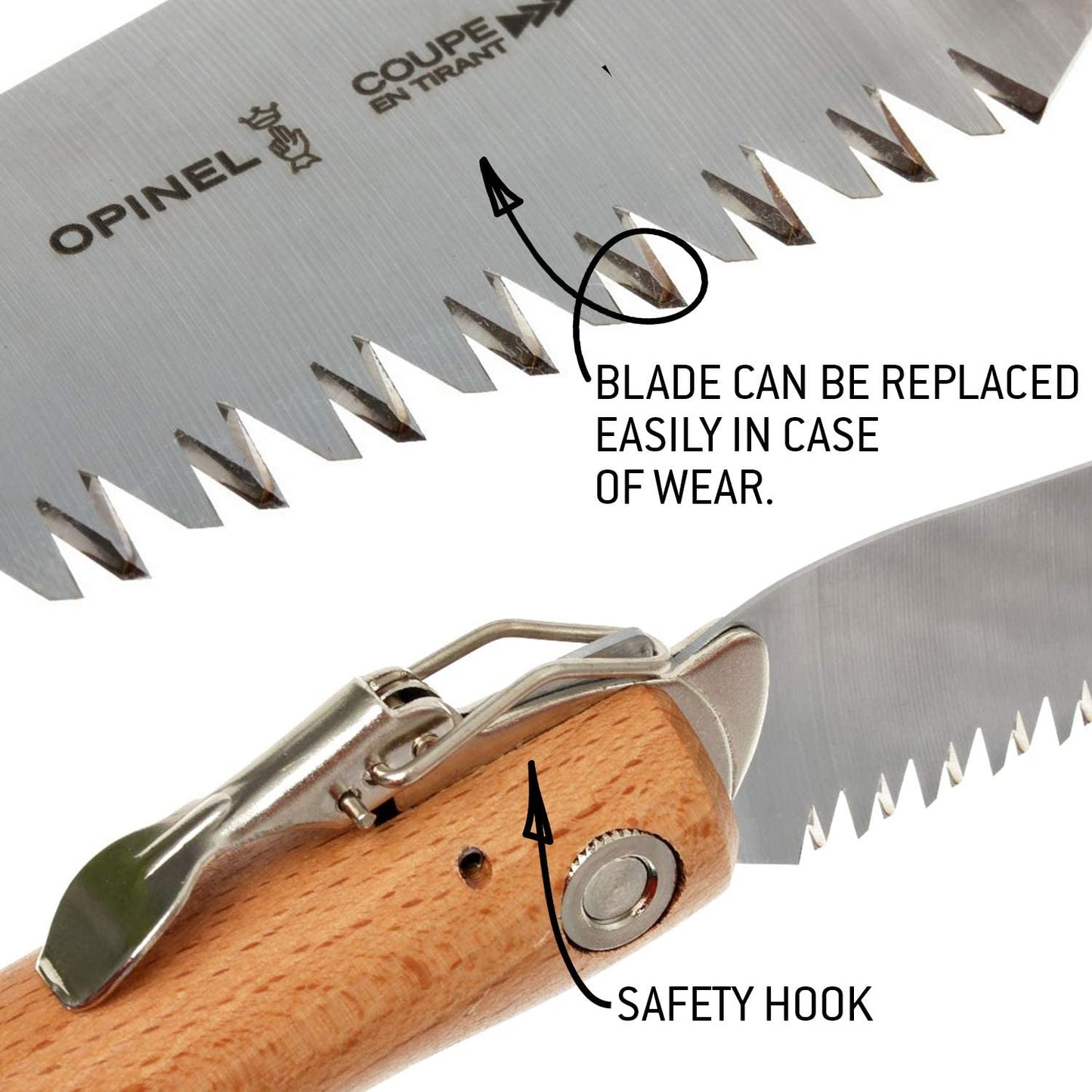Opinel N18 Carbon Steel Folding Saw