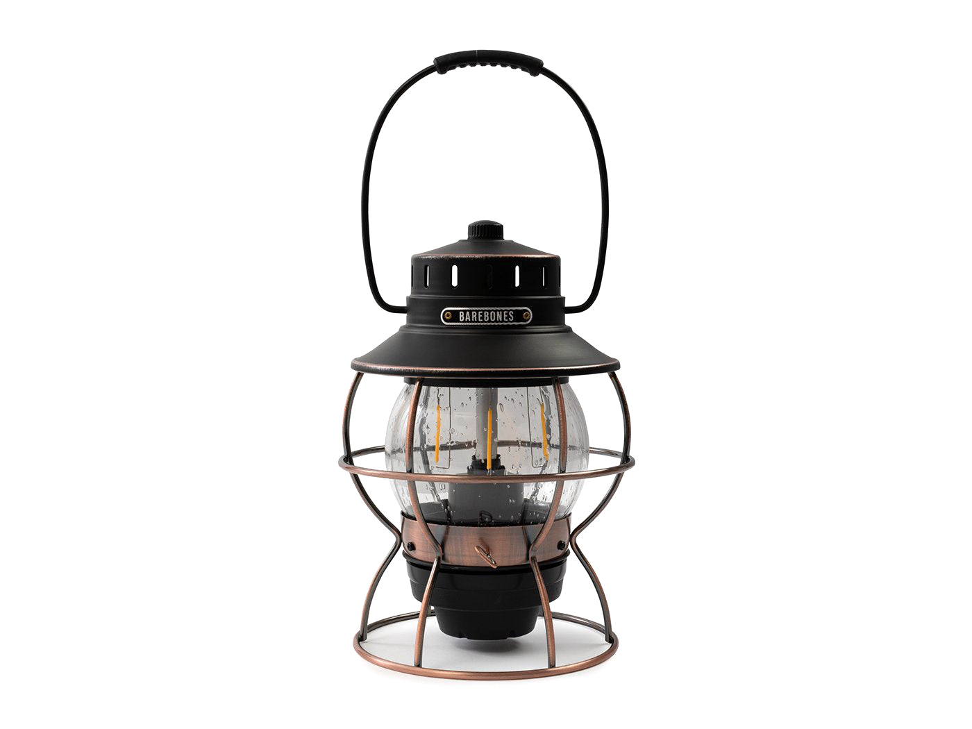 Barebones Railroad Lantern -USB Rechargeable Classic LED Camping Lantern