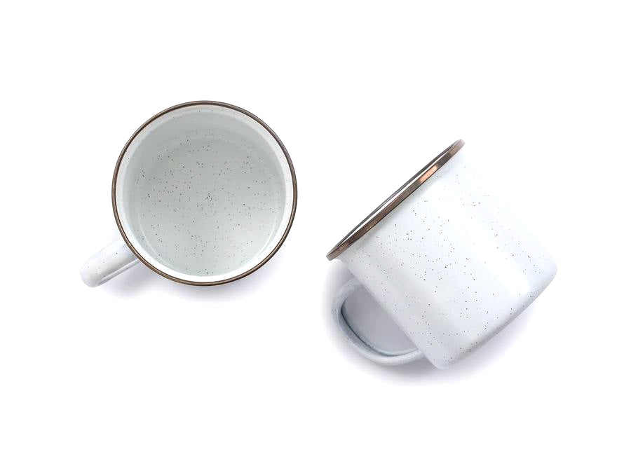 Barebones Enamel Cup Set of 2