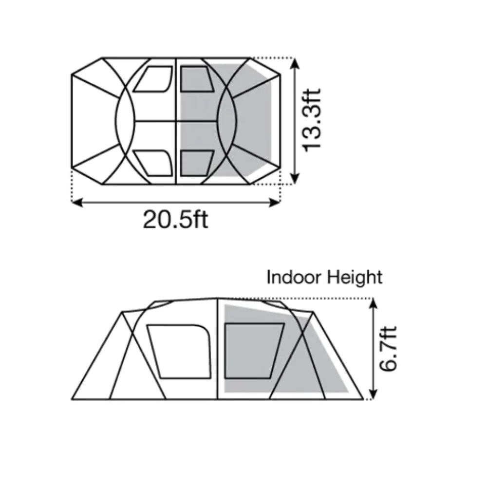 Snow Peak Land Lock Ivory