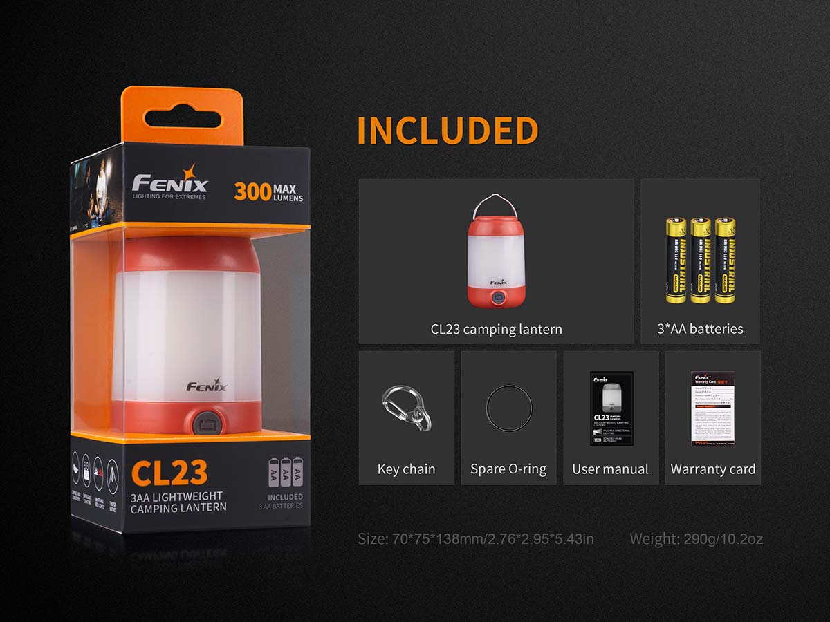 FENIX CL23 300 Lumens Camping Lantern