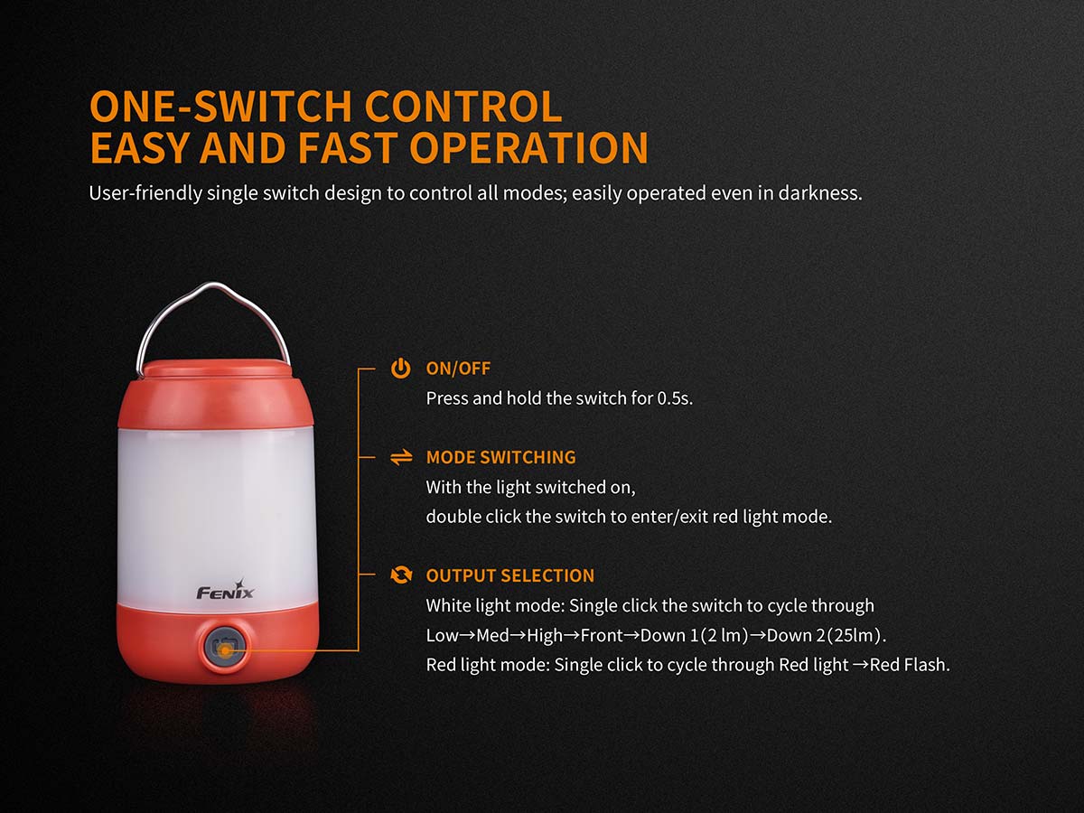 FENIX CL23 300 Lumens Camping Lantern