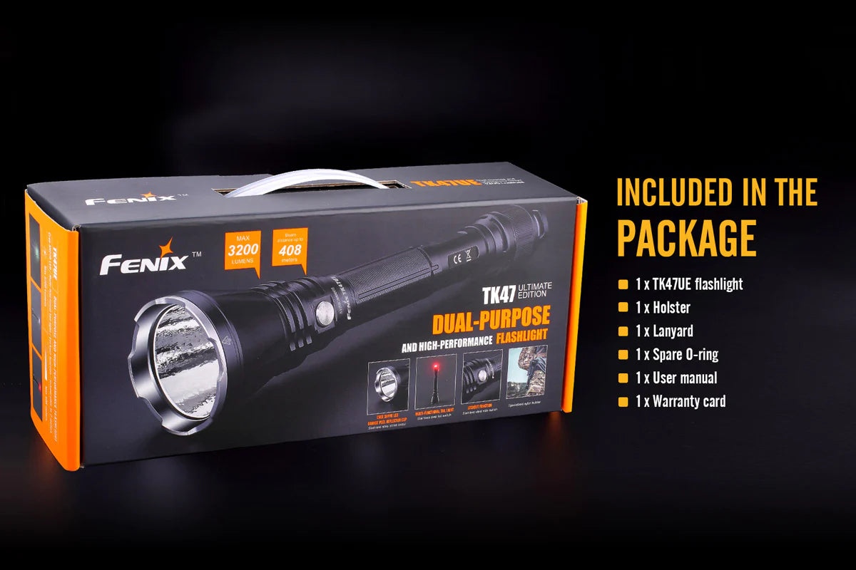 Fenix TK47 XHP 70 LED Flashlight Black UE Version