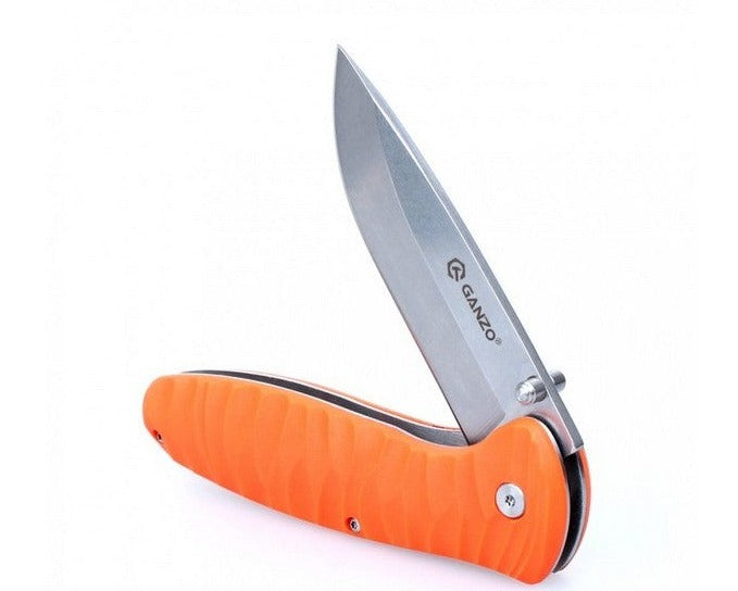 Ganzo G6252-OR Liner Lock Fiberglass Handle Folding Knife