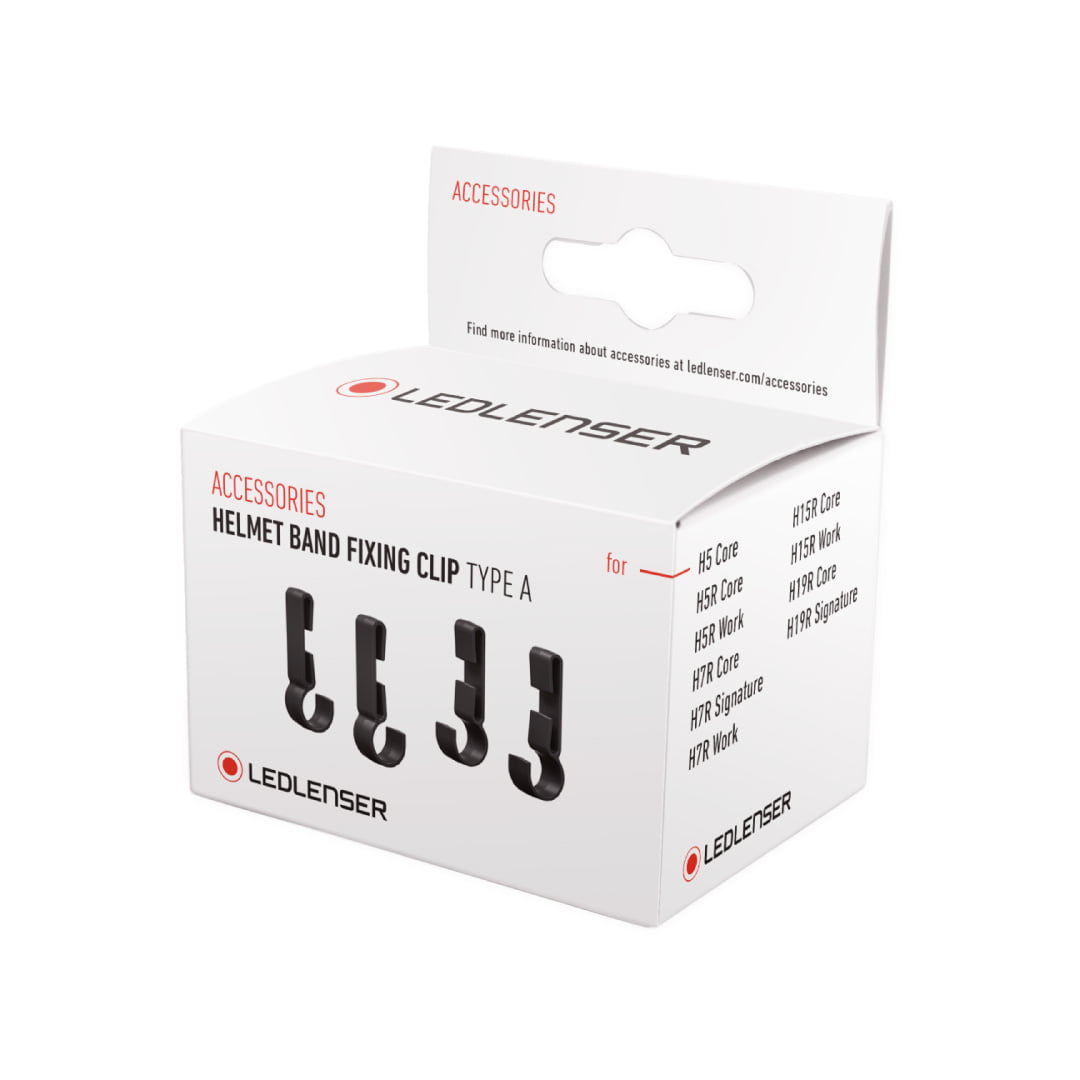LED LENSER Helmet Band Fixing Clip Type A