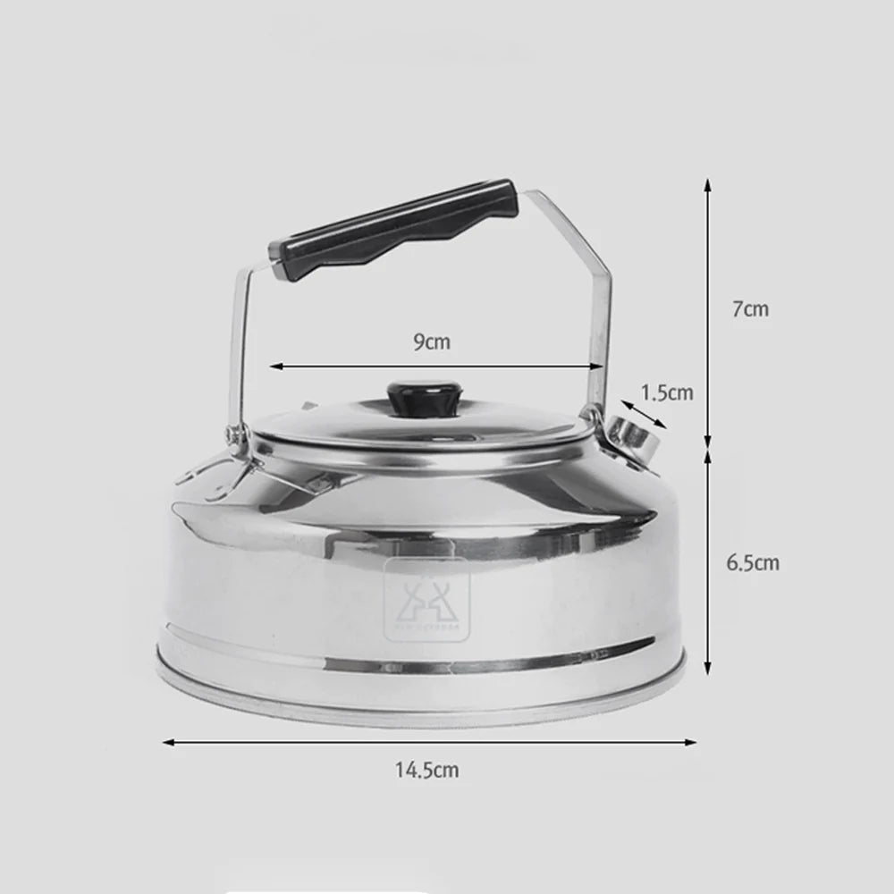 KZM Stainless Steel Kettle 0.8L