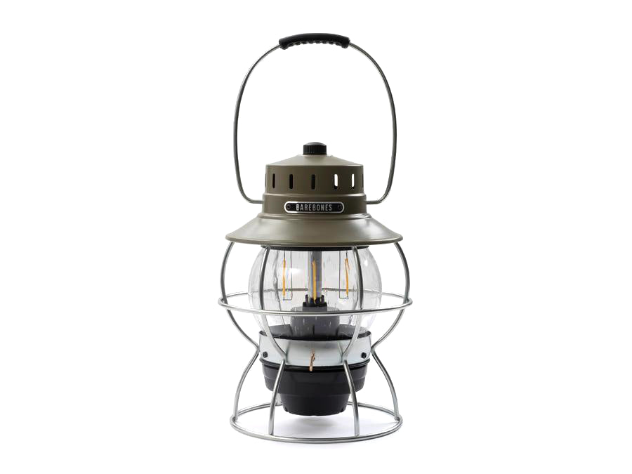 Barebones Railroad Lantern -USB Rechargeable Classic LED Camping Lantern