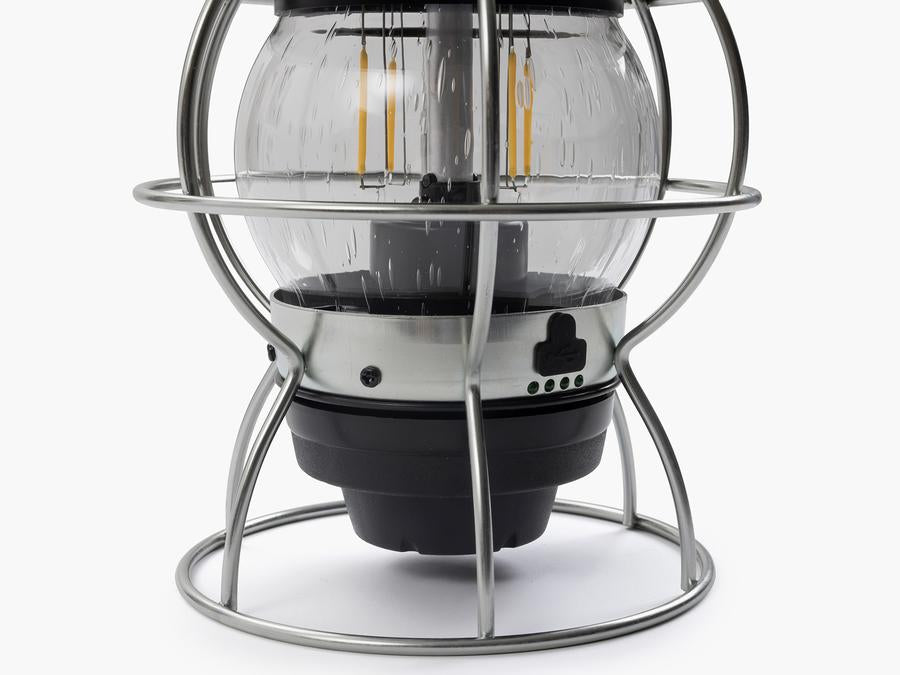 Barebones Railroad Lantern -USB Rechargeable Classic LED Camping Lantern