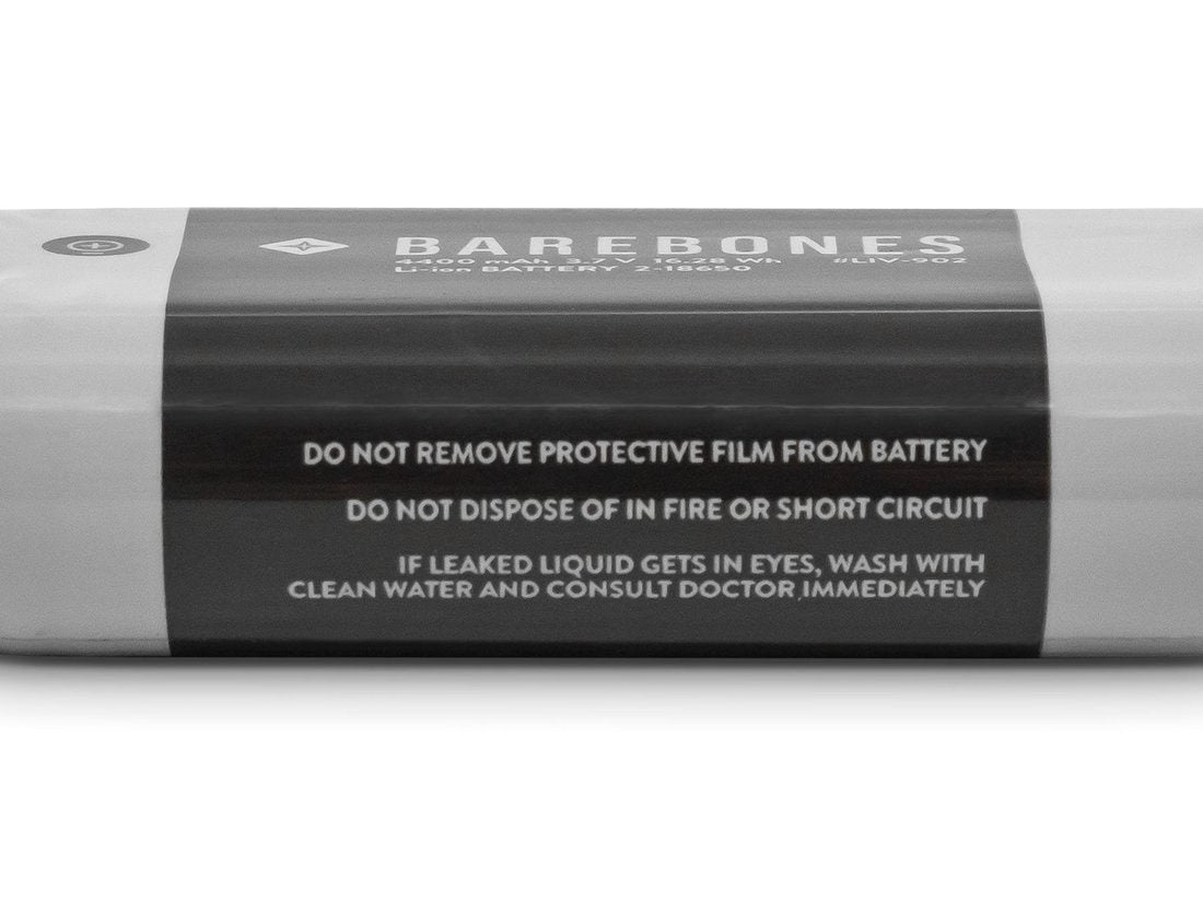 Barebones Railroad Forest Lantern Replacement LI-Ion Battery 2-18650