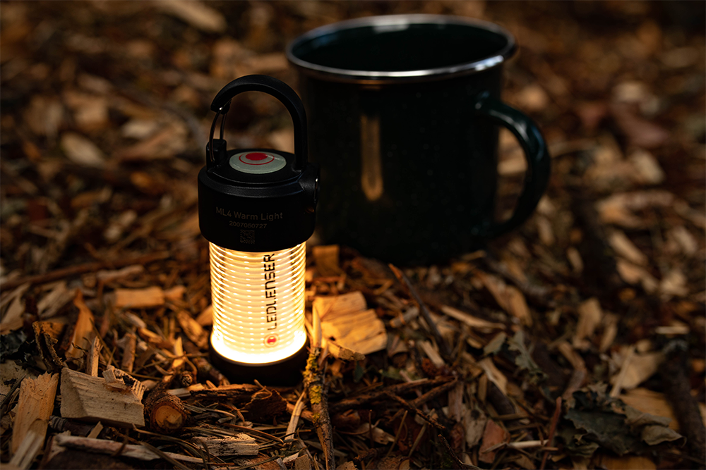 LED LENSER ML4 Warm Light Rechargeable Camping Lantern 300 Lumens