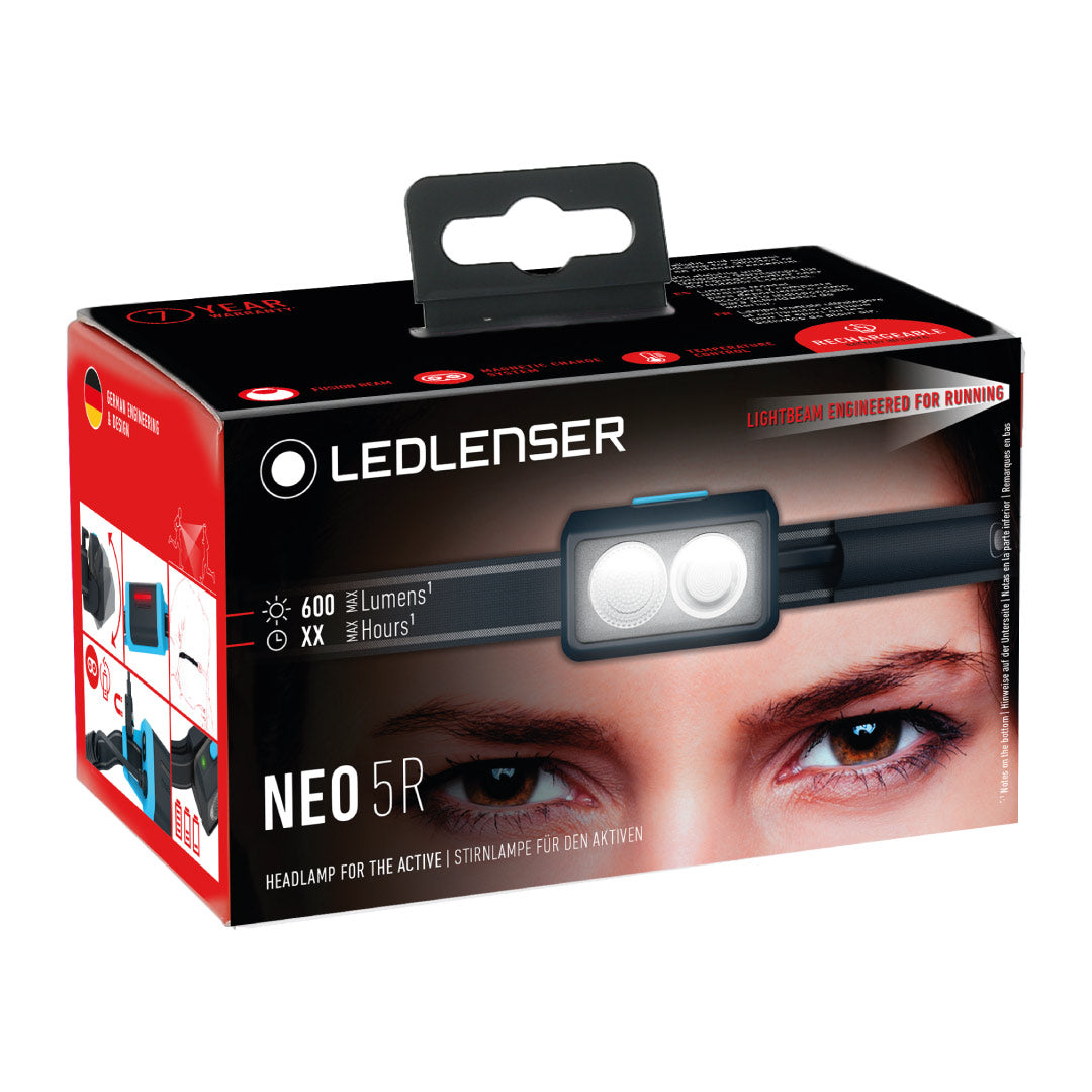 LED LENSER NEO5R Rechargeable Running Headlamp 600 Lumens