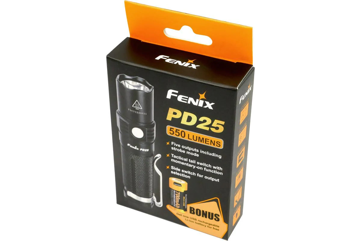 Fenix PD25 XP-L LED Flashlight Black