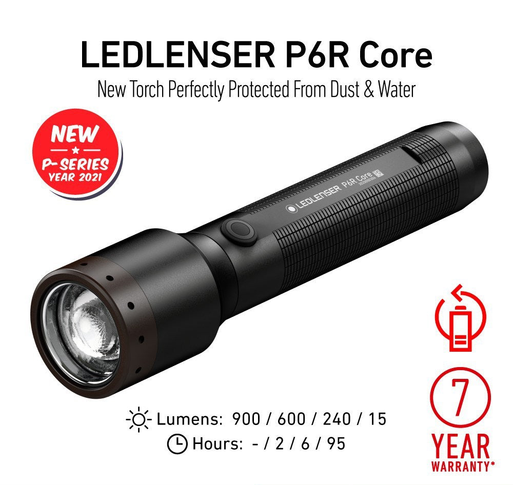 LED LENSER P6R Core QC Rechargeable Flashlight