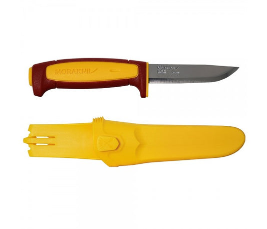 MoraKniv Basic 511 Yellow/Dala Red Limited Edition 2023 (C) Utility Knife 14146