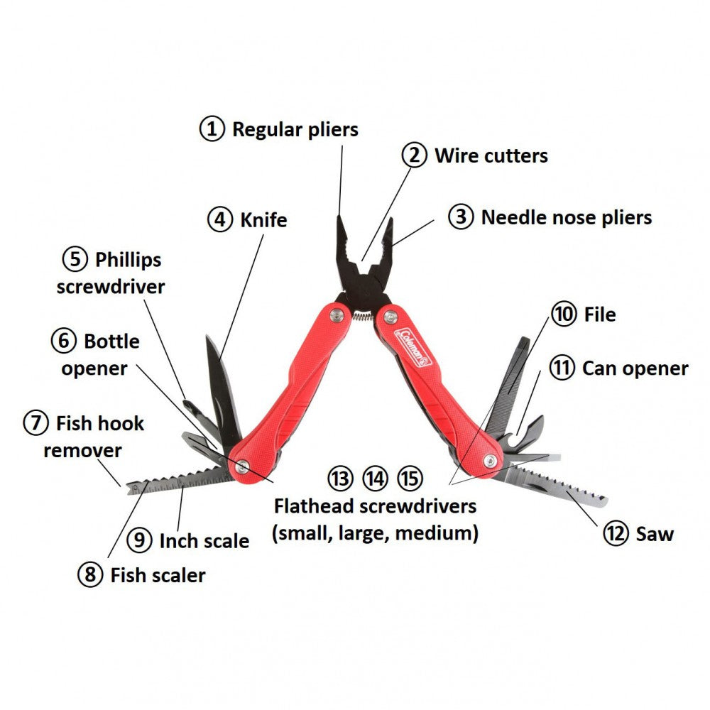 Coleman Rugged 15 in 1 Multi Tool