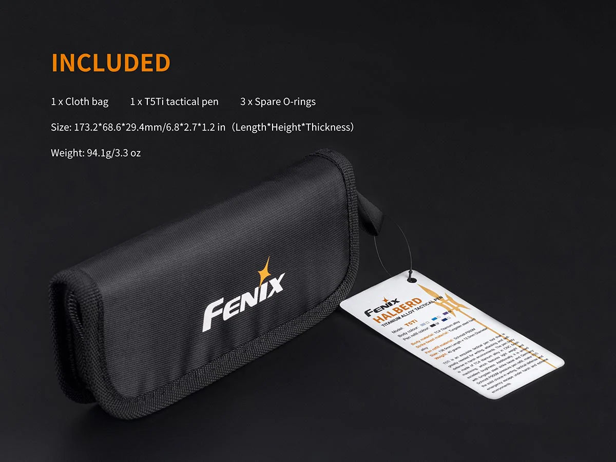 Fenix T5TI Titanium Tactical Pen