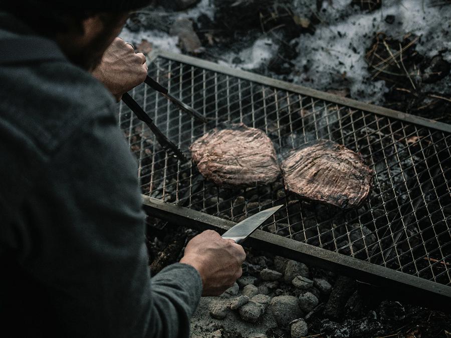 Barebones Heavy Duty Grill Grate - Rectangular Camping Barbeque Grill